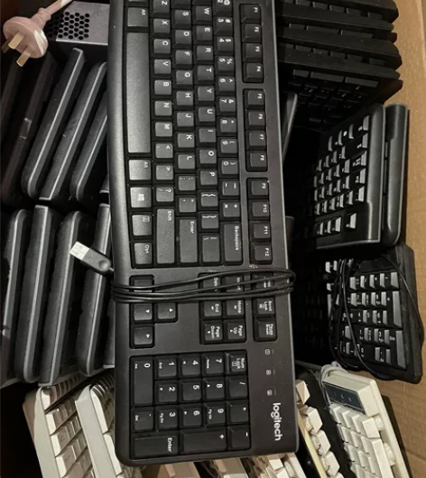 27个二手罗技K120键盘 按键功能正常 ...