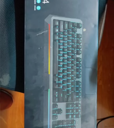 雷神108键机械键盘 cherry红轴 包...