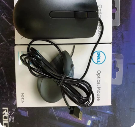 戴尔（DELL） 有线鼠标 USB接口 即...