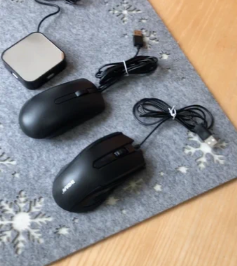 【春季特惠】黑色有线鼠标 鼠标一：品牌：D...