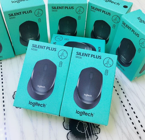 罗技M330无线静音鼠标全新未拆封，静音手...