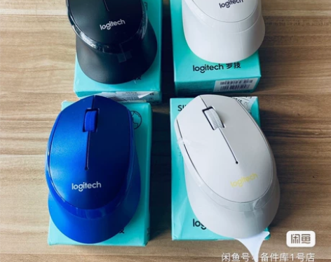 罗技 M330 无线静音鼠标 红黑灰白四色...