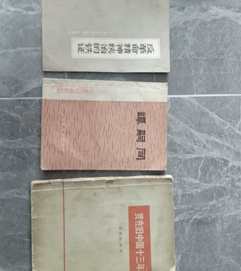 清理老旧资料6本，1、我在旧中国十三年，埃...