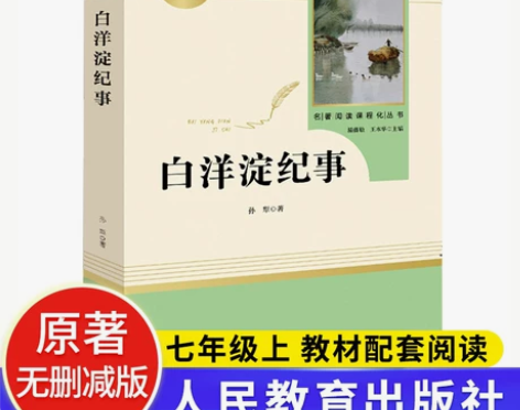 白洋淀纪事 七年级上册语文教材名著阅读课程...