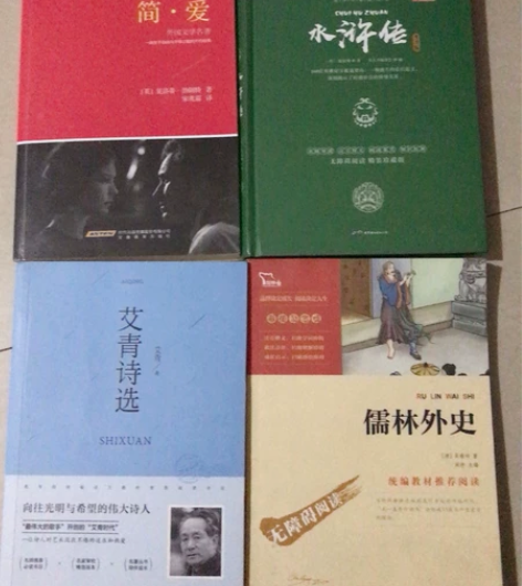 初中必读书目（四本书才20块钱每本才5块钱...