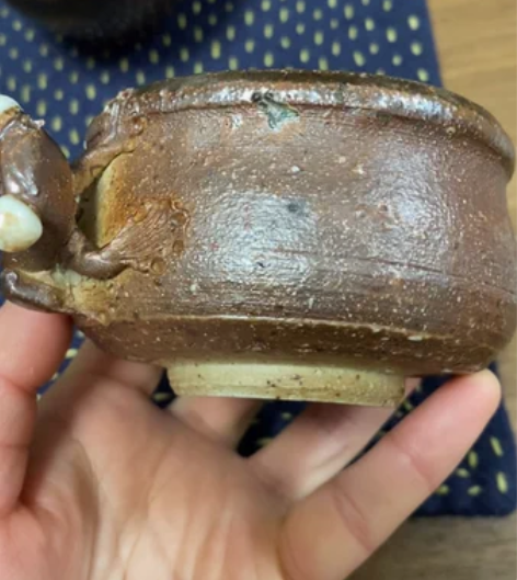 柴烧纯手工蛙杯 感兴趣的话点“我想要”和我...