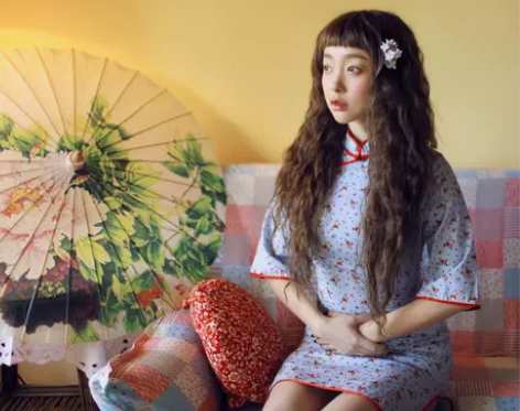 茉莉香片。民族风女夏时尚改良短旗袍裙原价3...