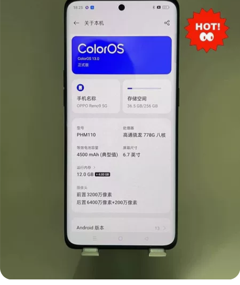 oppo Reno9，3394 颜色：黑色...