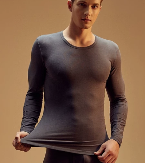 顶呱呱顶瓜瓜男士秋衣秋裤套装，棉毛衫打底，...