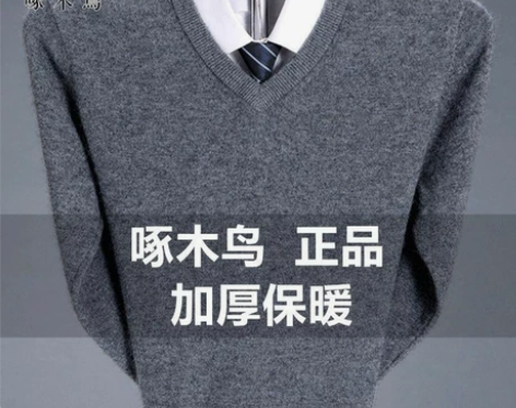 全新男士啄木鸟冬季半高领男士羊毛衫 分码，...