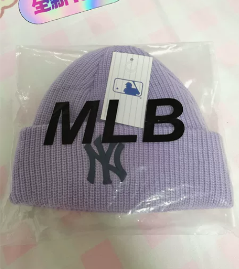 全新 MLB男女情侣针织毛线帽 纽约洋基队...