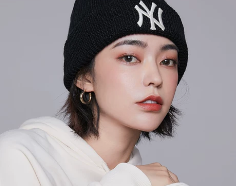 mlb帽子韩国正品2021秋冬新款毛线帽i...