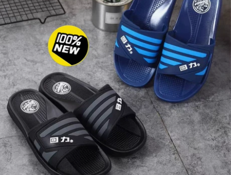 【包邮】回力男拖鞋凉拖外穿耐磨一字拖鞋回力...