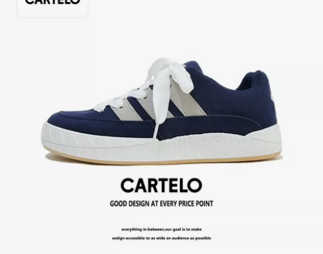 卡帝乐鳄鱼男鞋子春季新款潮流鲨鱼鞋运动板鞋...