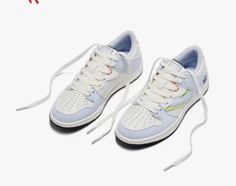 乔丹女鞋低帮板鞋2023春季新品马卡龙皮面...