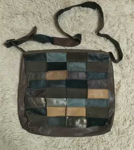 拼接撞色扎染钉珠编织手拎包手提包单肩包斜挎...