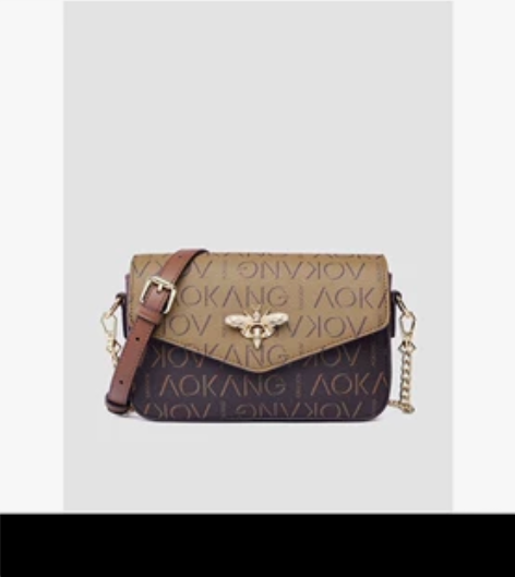 奥康单肩包轻奢女包2022新款时尚包包潮流...