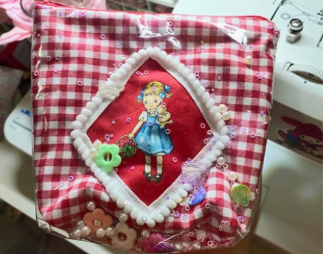 【六公主手作】翻包新年吉利 日本苏菲小女孩...