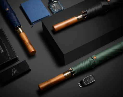 艾斗雨伞双人加大男士商务雨伞大号加固半自动...