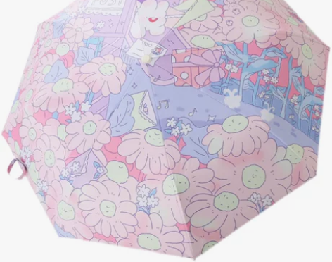 折叠雨伞 三自动女晴雨两用防晒伞学生专用伞...