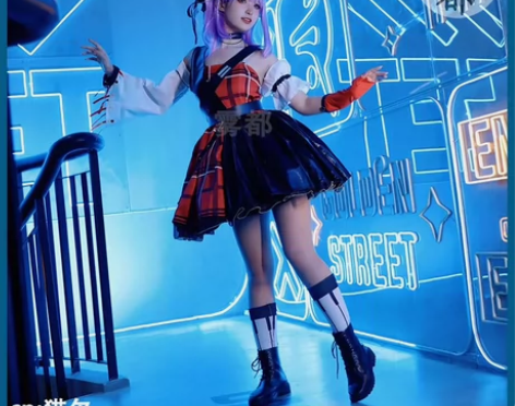 小乔音你心动cos服，大全套（衣服，假发，...