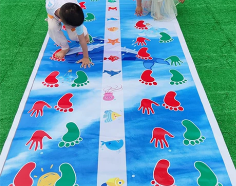 手脚并用运动游戏垫团建道具幼儿园户外玩具体...