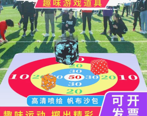 沙包投掷盘靶扔丢沙包儿童幼儿园投投乐游戏道...
