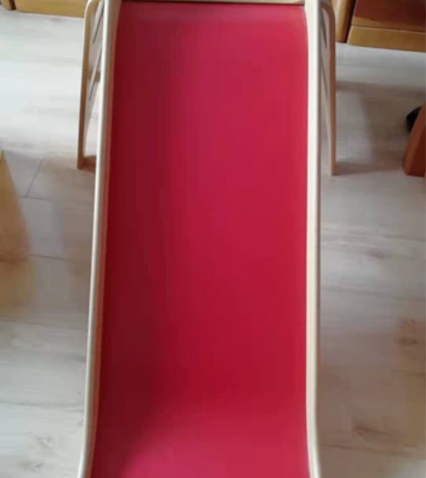 木头滑滑梯儿童玩具，很牢固，比塑料的坚实很...
