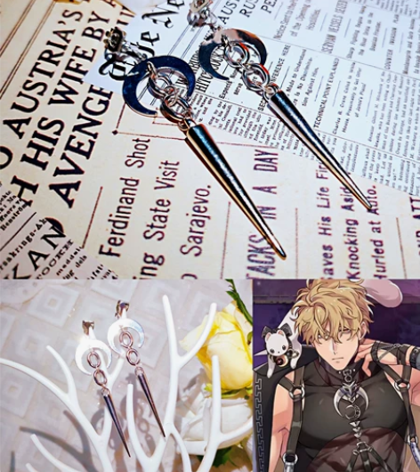 新世界狂欢印象手作 昆西印象耳饰 昆西同人...