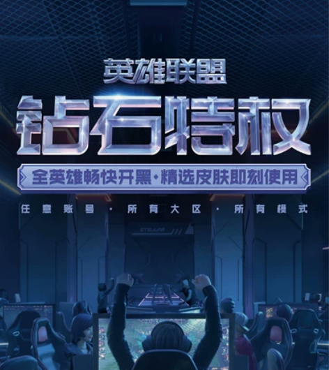 LOL网吧特权CF枪王DNF史诗四合一特权...