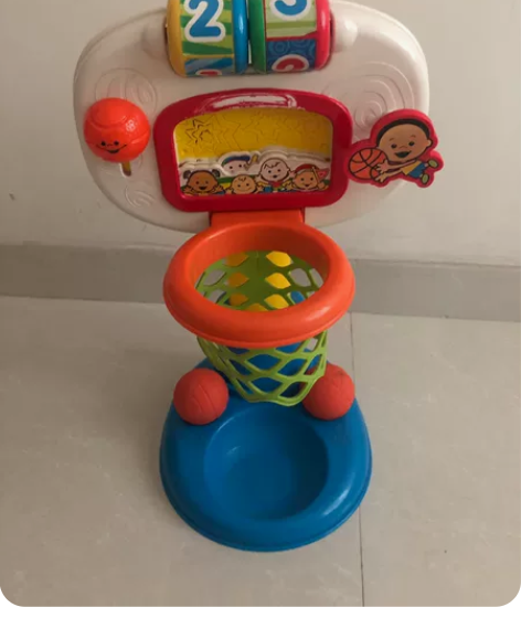 费雪幼儿童篮球架,投球架,配两个球 感兴趣...