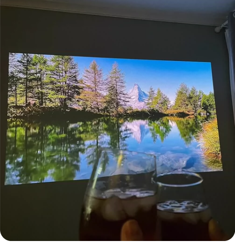 智便超清无线高清能投影仪家用便携办公早教蓝...