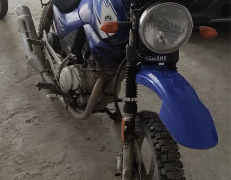雅马哈天剑k125越野版, 一枪着 车发...