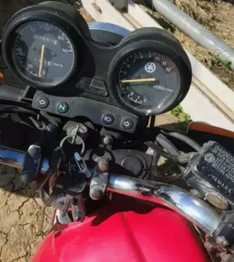 雅马哈天戟125e欧2 改装天剑碟刹 脚启...