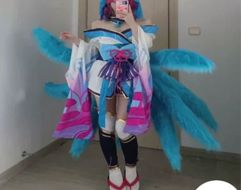 【灵魂莲华阿狸cos】全新 LOL英雄联盟...