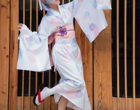 ?新 蕾姆cosplay服拉姆cos和服浴...