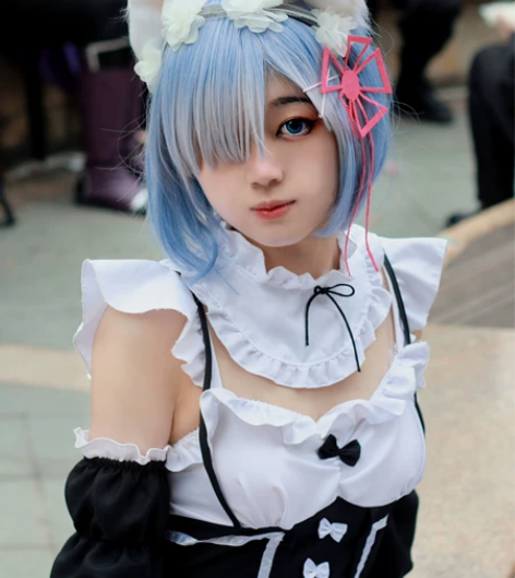 秀琴家雷姆COS服大全套M码 有假发，衣服...