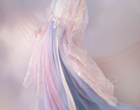 ?【东月棠-原云裳纪】春樱紫蓝 六米摆一片...