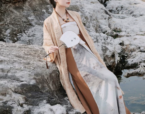 ?汉服三件套 汉服套装余白新中式[束荷]长...