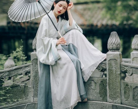 池夏 汉服三件套 下水一次，没有穿出门过