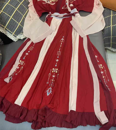 梨花渡 全新S码上衣两件套+M码下裙 三...