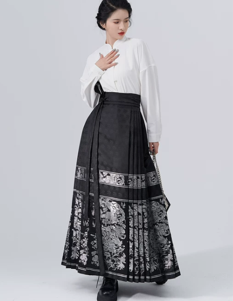 织造司原创宋制飞机袖[山河映画]明制马面裙...