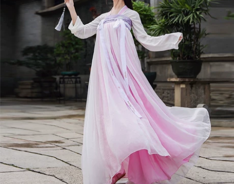 全新汉服半价包邮一套50r 汉服女齐胸襦裙...