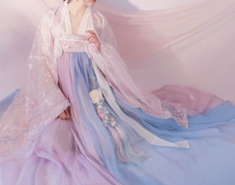 【东月棠-原云裳纪】春樱紫蓝 六米摆一片齐...