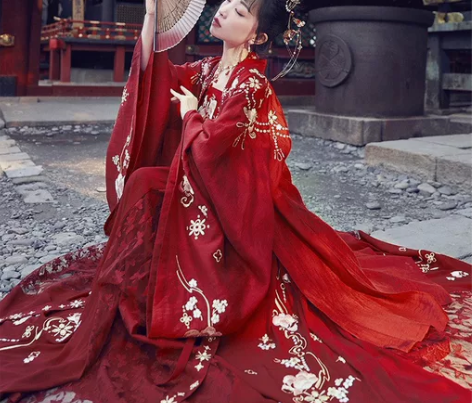 【十三余 小豆蔻儿】[牡丹国色]刺绣对襟齐...