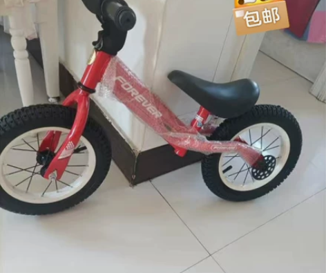 包邮永久平衡车无脚踏自行车儿童充气轮滑步车...