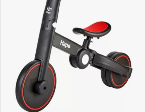 全新正品Hape多功能折叠平衡车儿童二合一...