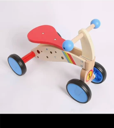 出口儿童滑行学步车平衡车新奇踏行车收纳手推...