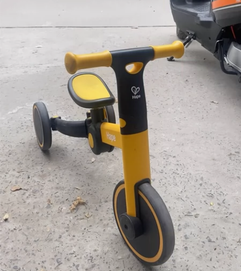 Hape儿童平衡车童车三合一,可平衡车,自...