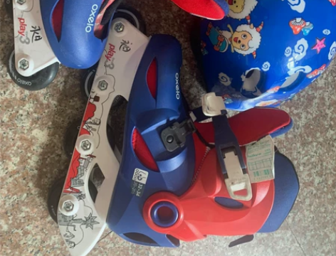 oxelo-l 鞋儿童旱冰鞋轮滑鞋男滑冰鞋...